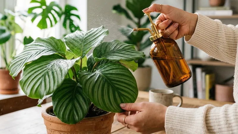 Calathea leaf care